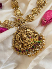 Gold Look Alike Lakshmi Bridal Maang Tikka -G5420