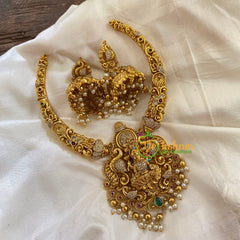 American Diamond Lakshmi Short Neckpiece - G7778