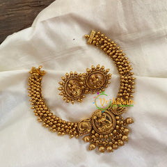 Cluster Ghungroo Lakshmi Short Neckpiece-G7776