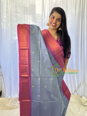 Grey Chinnalampattu Saree-VS560