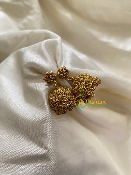 Premium Antique Jhumkas - G7468