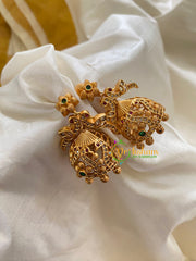 Premium AD Stone Jhumkas - G7473