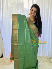 Distemper Green Chinnalampattu Saree-VS570