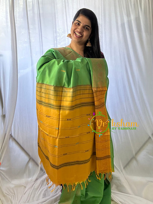 Light Green Chinnalampattu Saree-VS577