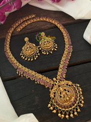 Exquisite Coin Style Lakshmi Pendant Haram -G2685