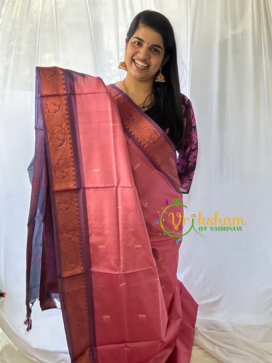 Onion Pink Chinnalampattu Saree-VS583