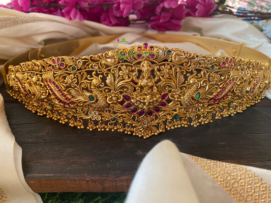 Gold look alike Lakshmi hip belt -G2686