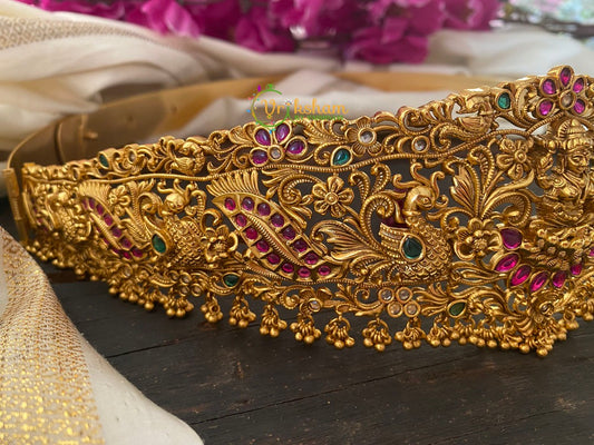 Gold look alike Lakshmi hip belt -G2686