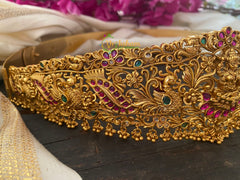 Gold look alike Lakshmi hip belt -G2686