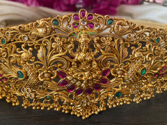 Gold look alike Lakshmi hip belt -G2686