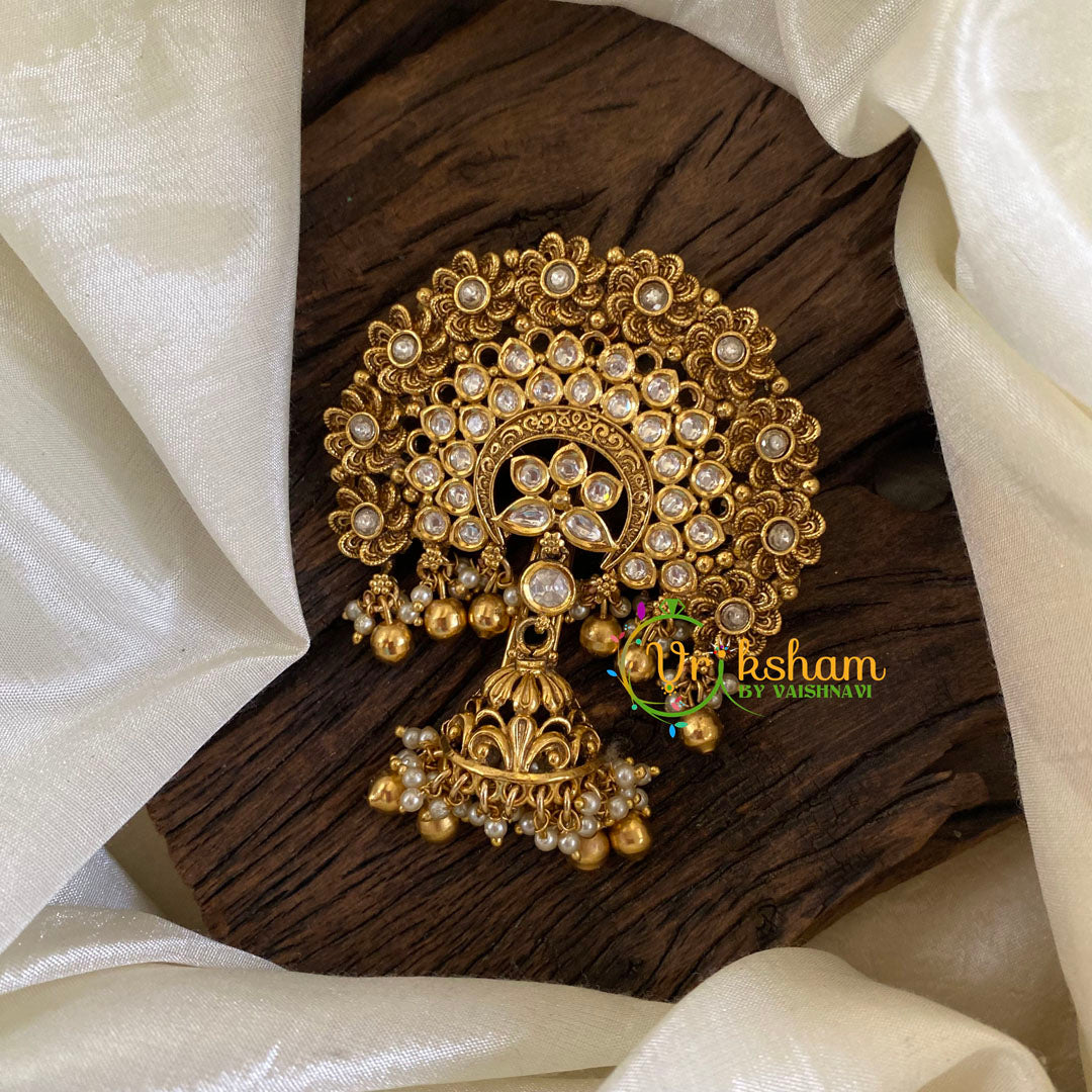Gold Look Alike Single Jada Billai -White -G10243