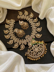 Precious White Kundan Maanga Neckpiece -G7701