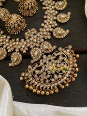 Precious White Kundan Maanga Neckpiece -G7701