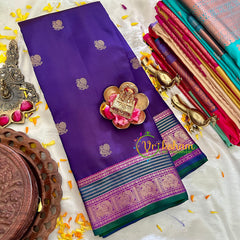 Violet Blue Pure Kanchi Silk -VS1550