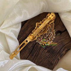 Antique Gold Look Alike Hair clip-Lakshmi Hair Clip -G10205