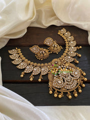 Precious White Kundan Maanga Neckpiece -G7712