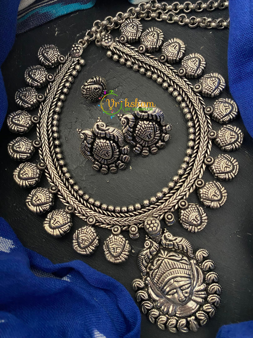 Kolhapuri Durga Short Neckpiece-Temple Choker-S0145
