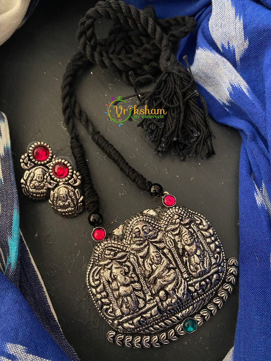 Temple Pendant Rope Neckpiece -S0043