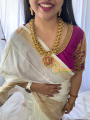 Precious Jadau Kundan Lakshmi Haram-J719