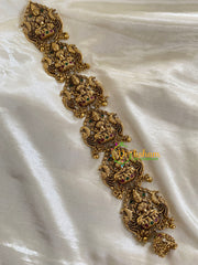 AD Stone Lakshmi Jada Billai - Gold bead-G6187