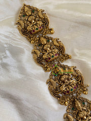 AD Stone Lakshmi Jada Billai - Gold bead-G6187