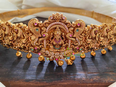 Exquisite Lakshmi and peacock and elephants Hipbelt – G3317