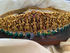Lord Ram Parivar Temple Jewelry-Temple Hipbelt-G3314