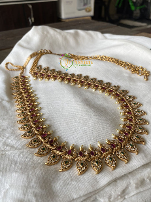 AD Stone Maanga Hip Chain -Red White Green-G1867