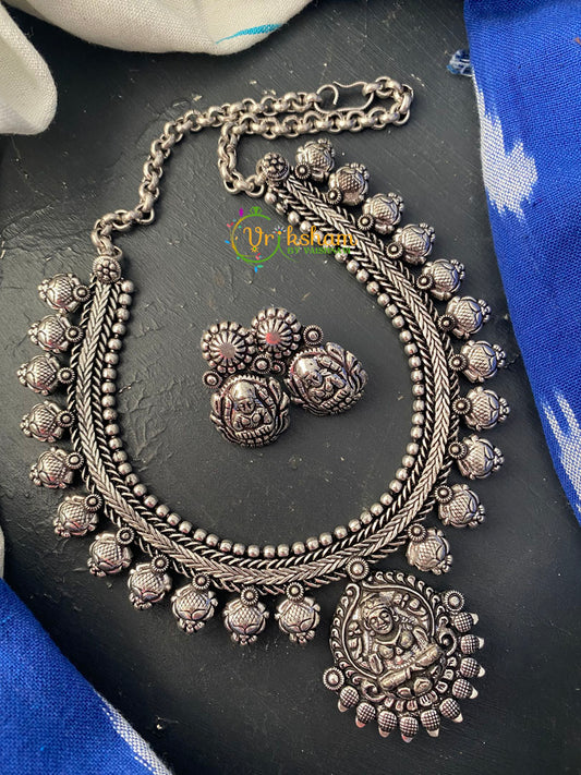 Kolhapuri Temple Neckpiece- Lakshmi -S0180