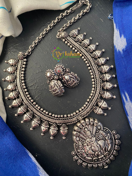 Kolhapuri Temple Neckpiece- Shree Vishnu -S0181