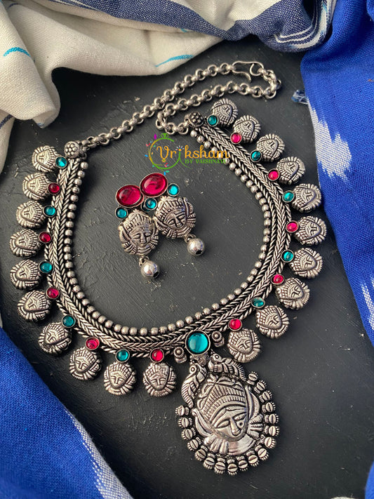 Kolhapuri Durga Neckpiece -S0175