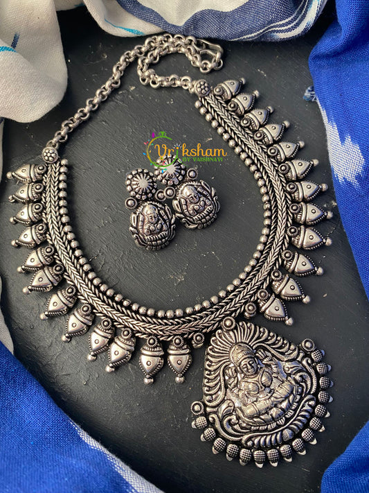 Kolhapuri Temple Neckpiece- Lakshmi -S0176