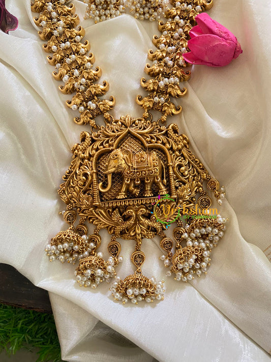 Premium Antique Royal Temple Haram-Pearl -G3338