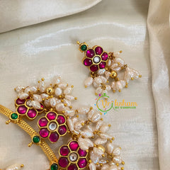 Precious Jadau Kundan Guttapusalu Neckpiece -J935