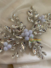 Crystal Silver Bridal Hair Accessories-H089