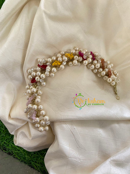 Muticolor Bead veni-Bridal Hair Accessory-H070