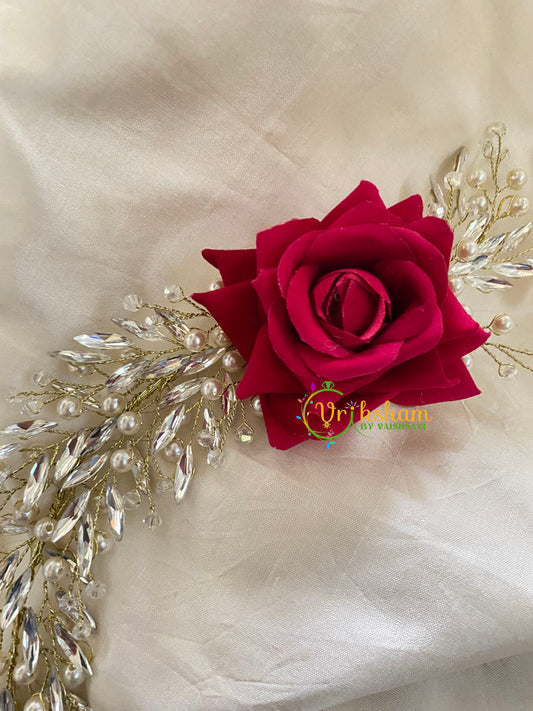 Silver Bridal Hair Accessory-H082