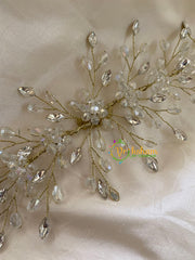 Crystal Silver Bridal Hair Accessories-H088