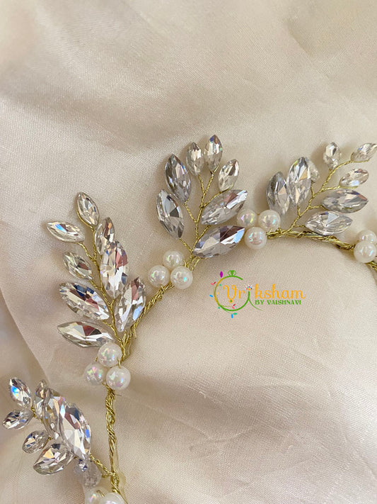 Crystal Silver Bridal Hair Accessories-H086