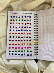 Single Stone Sticker Bindi Book-Ananya Long-BB064