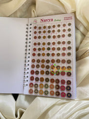 Cocktail Stone Sticker Bridal Bindi Book-Navya Suhag Long-BB068
