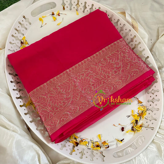 Red Organza Saree-VS1854