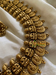 Premium Coin Style Lakshmi Haram -Temple Haram -G3418