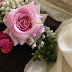 Rose with Jasmine veni-Bridal Hair Accessory-H057