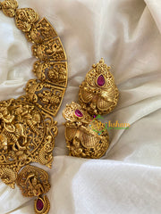 Gold Look Alike Shri Vishnu Dasavathar Neckpiece-G3410