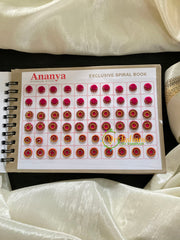 Cocktail Stone Sticker Bindi Book-Ananya Short-BB049
