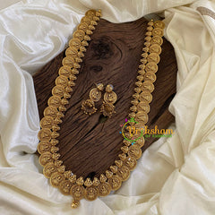 Premium Traditional Lakshmi Kaasumala Long Neckpiece-G10462