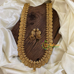 Premium Traditional Lakshmi Kaasumala Long Neckpiece-G10462