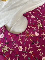 Premium Hand Embroidered Readymade Blouse-Mejantha-VS605