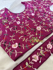 Premium Hand Embroidered Readymade Blouse-Mejantha-VS605